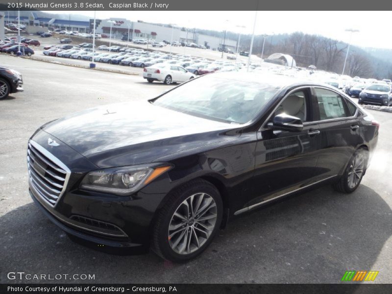 Caspian Black / Ivory 2015 Hyundai Genesis 3.8 Sedan