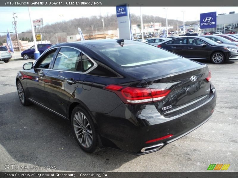 Caspian Black / Ivory 2015 Hyundai Genesis 3.8 Sedan