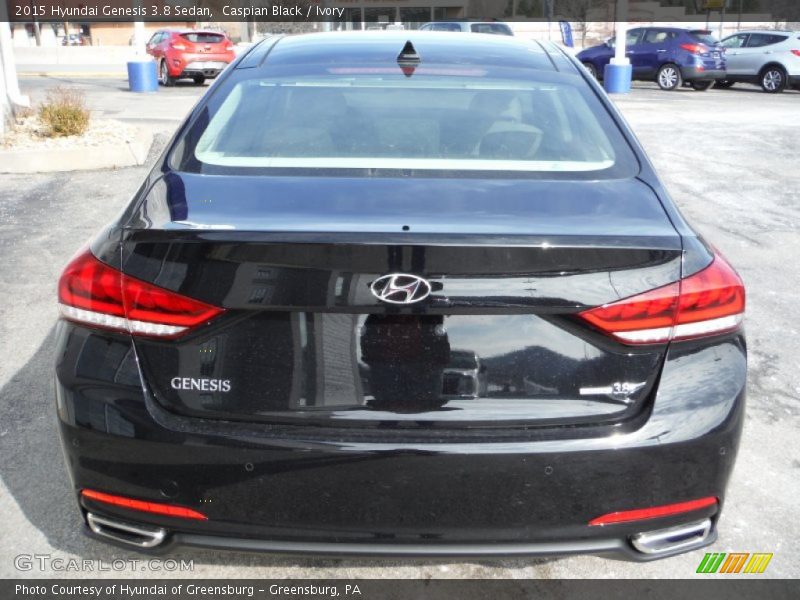 Caspian Black / Ivory 2015 Hyundai Genesis 3.8 Sedan