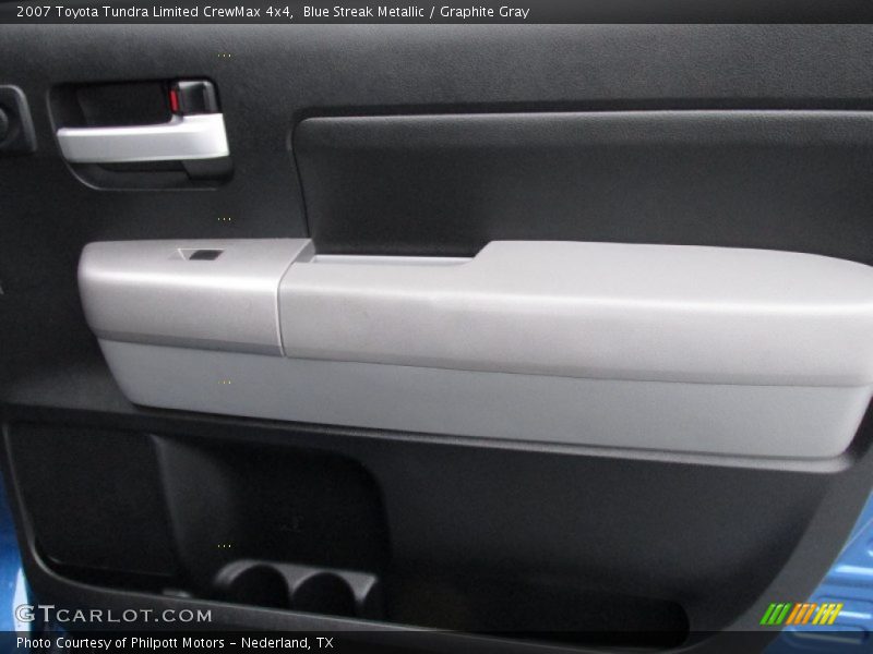 Blue Streak Metallic / Graphite Gray 2007 Toyota Tundra Limited CrewMax 4x4