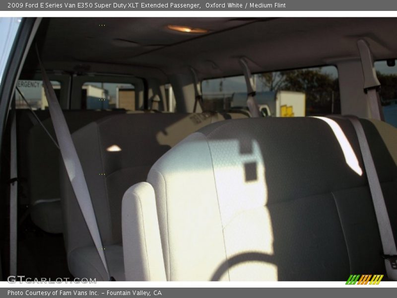 Oxford White / Medium Flint 2009 Ford E Series Van E350 Super Duty XLT Extended Passenger