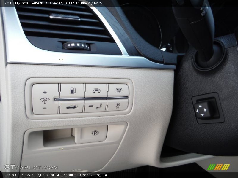 Caspian Black / Ivory 2015 Hyundai Genesis 3.8 Sedan