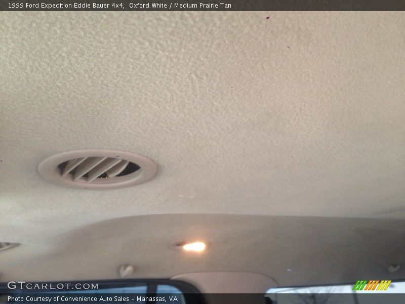 Oxford White / Medium Prairie Tan 1999 Ford Expedition Eddie Bauer 4x4