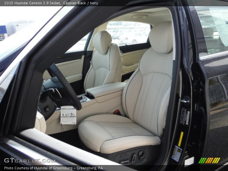 Caspian Black / Ivory 2015 Hyundai Genesis 3.8 Sedan