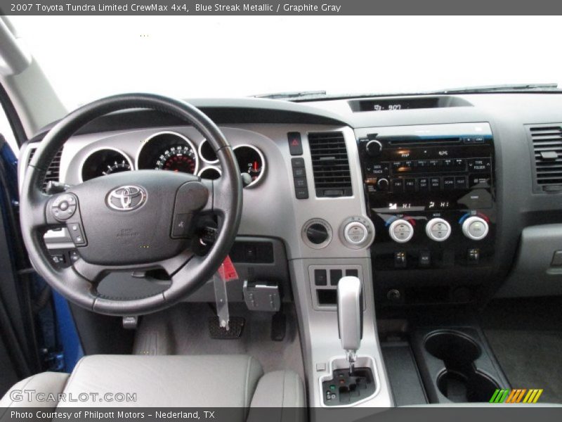 Blue Streak Metallic / Graphite Gray 2007 Toyota Tundra Limited CrewMax 4x4