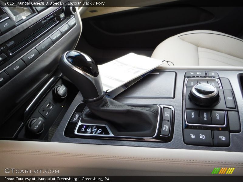 Caspian Black / Ivory 2015 Hyundai Genesis 3.8 Sedan