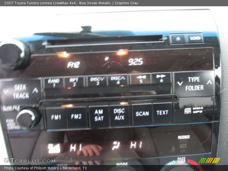 Blue Streak Metallic / Graphite Gray 2007 Toyota Tundra Limited CrewMax 4x4