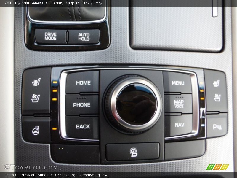 Caspian Black / Ivory 2015 Hyundai Genesis 3.8 Sedan