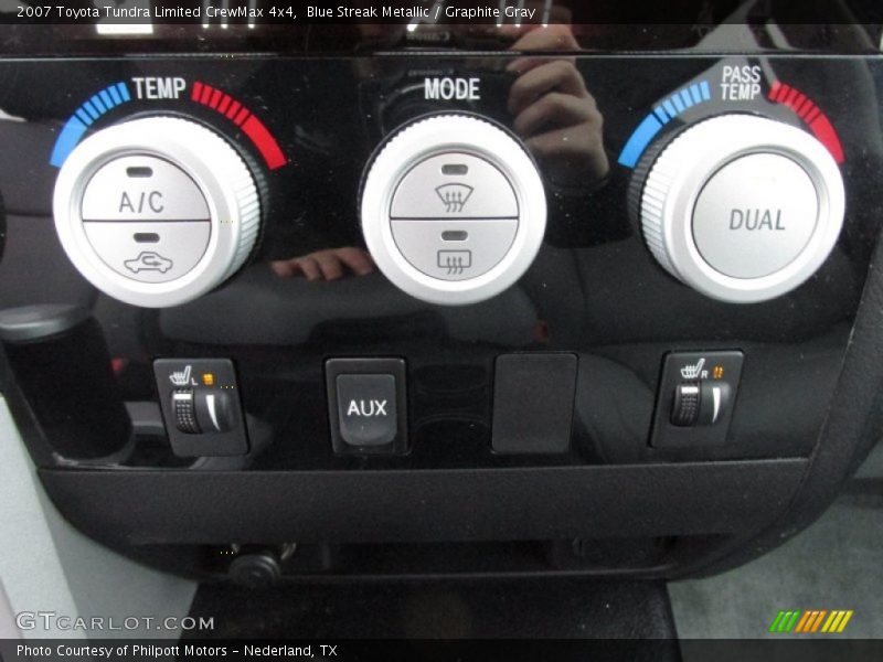 Blue Streak Metallic / Graphite Gray 2007 Toyota Tundra Limited CrewMax 4x4