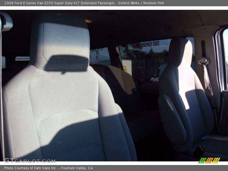 Oxford White / Medium Flint 2009 Ford E Series Van E350 Super Duty XLT Extended Passenger