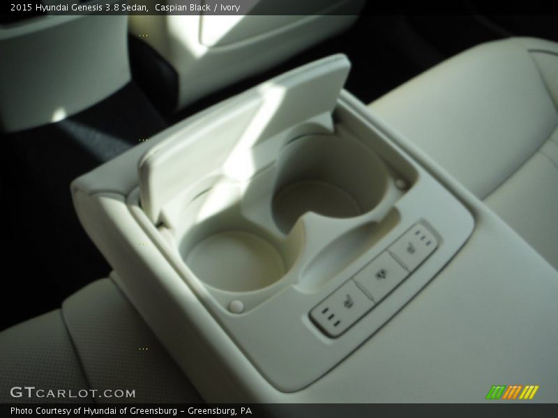 Caspian Black / Ivory 2015 Hyundai Genesis 3.8 Sedan