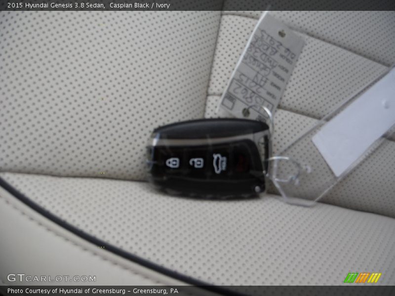 Caspian Black / Ivory 2015 Hyundai Genesis 3.8 Sedan