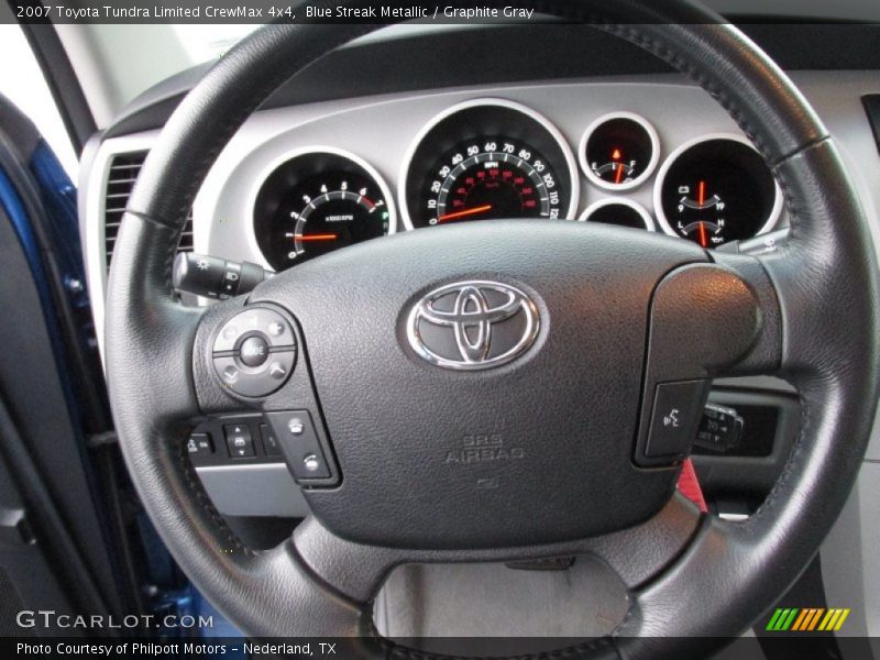 Blue Streak Metallic / Graphite Gray 2007 Toyota Tundra Limited CrewMax 4x4