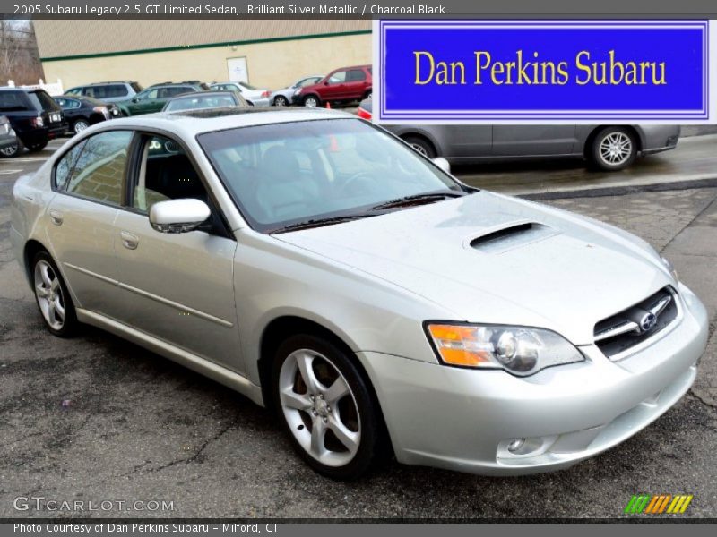 Brilliant Silver Metallic / Charcoal Black 2005 Subaru Legacy 2.5 GT Limited Sedan