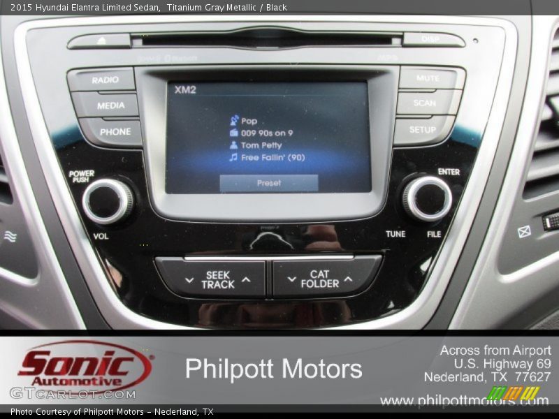 Titanium Gray Metallic / Black 2015 Hyundai Elantra Limited Sedan