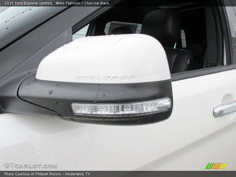 White Platinum / Charcoal Black 2015 Ford Explorer Limited