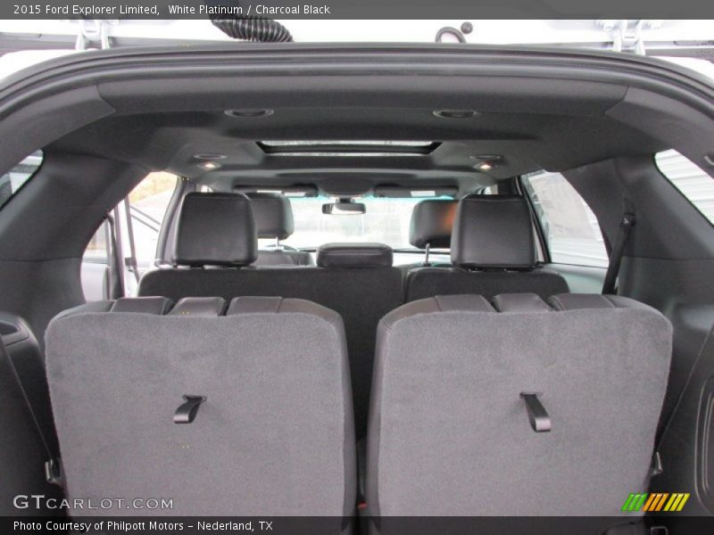 White Platinum / Charcoal Black 2015 Ford Explorer Limited