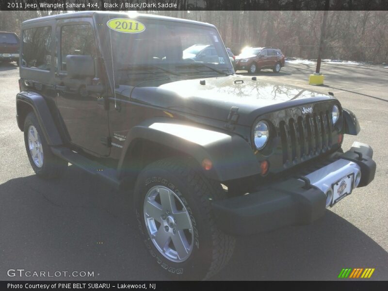 Black / Black/Dark Saddle 2011 Jeep Wrangler Sahara 4x4