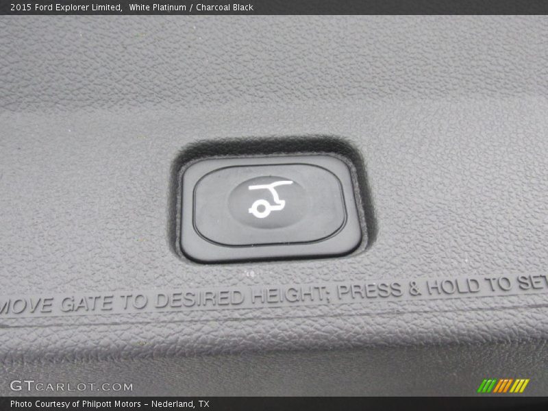 White Platinum / Charcoal Black 2015 Ford Explorer Limited