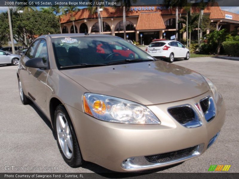 Sedona Beige Metallic / Light Taupe 2008 Pontiac G6 V6 Sedan