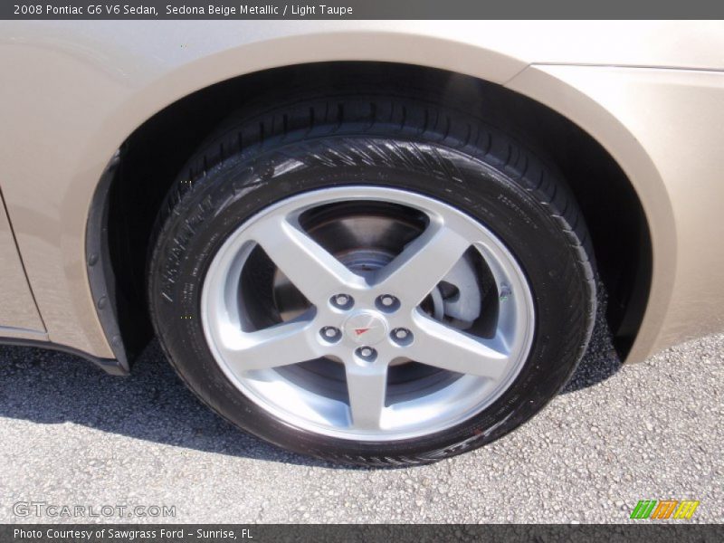 Sedona Beige Metallic / Light Taupe 2008 Pontiac G6 V6 Sedan