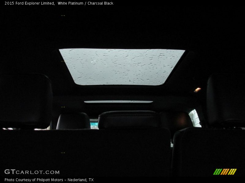 White Platinum / Charcoal Black 2015 Ford Explorer Limited