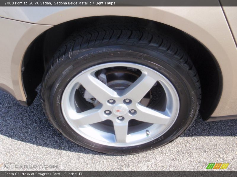 Sedona Beige Metallic / Light Taupe 2008 Pontiac G6 V6 Sedan