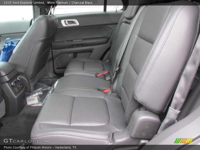White Platinum / Charcoal Black 2015 Ford Explorer Limited