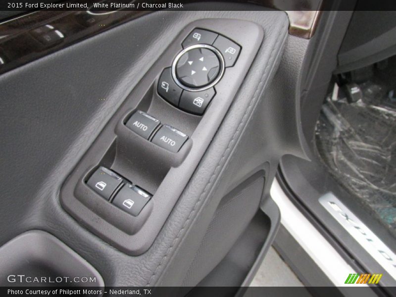 White Platinum / Charcoal Black 2015 Ford Explorer Limited