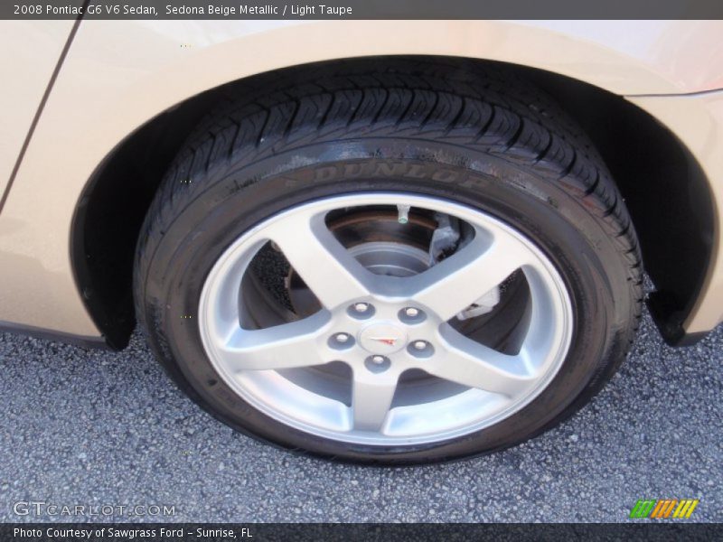 Sedona Beige Metallic / Light Taupe 2008 Pontiac G6 V6 Sedan