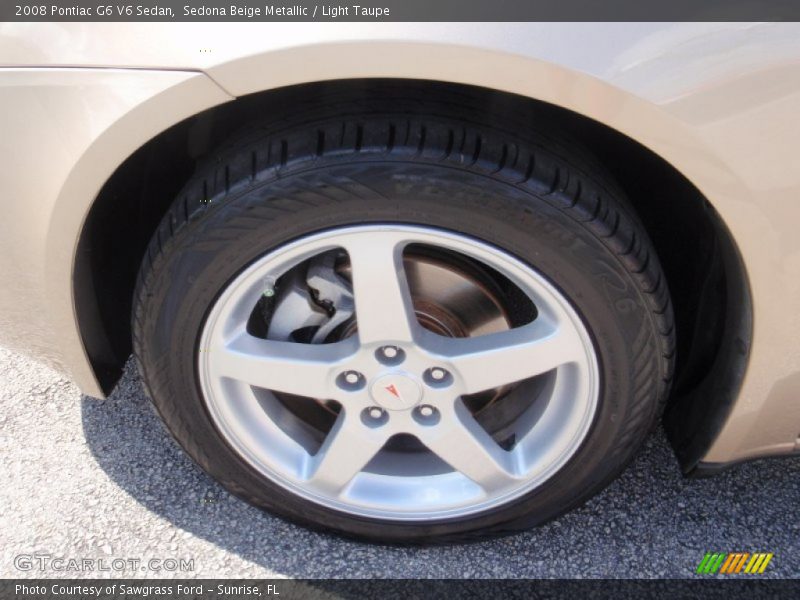 Sedona Beige Metallic / Light Taupe 2008 Pontiac G6 V6 Sedan