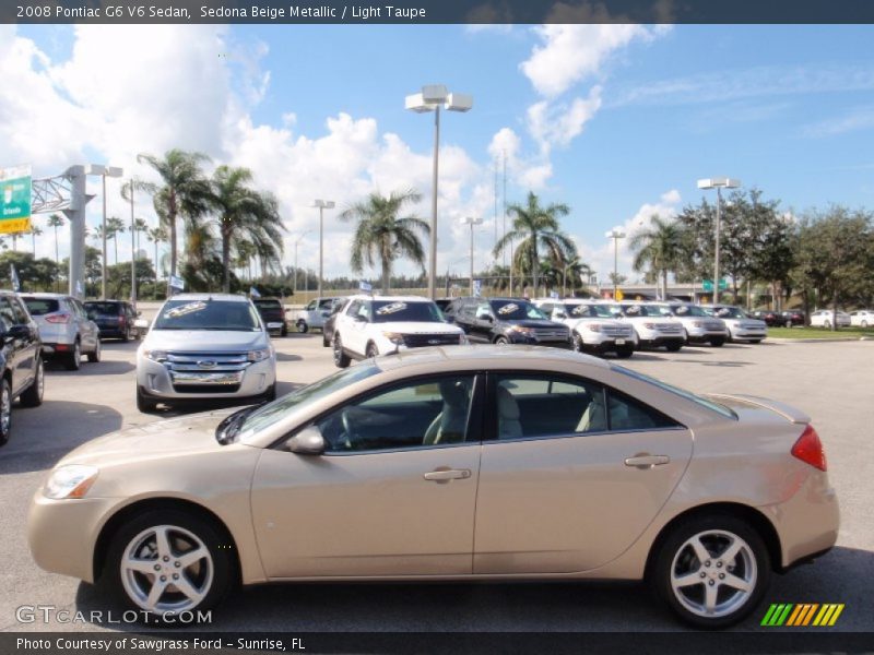 Sedona Beige Metallic / Light Taupe 2008 Pontiac G6 V6 Sedan