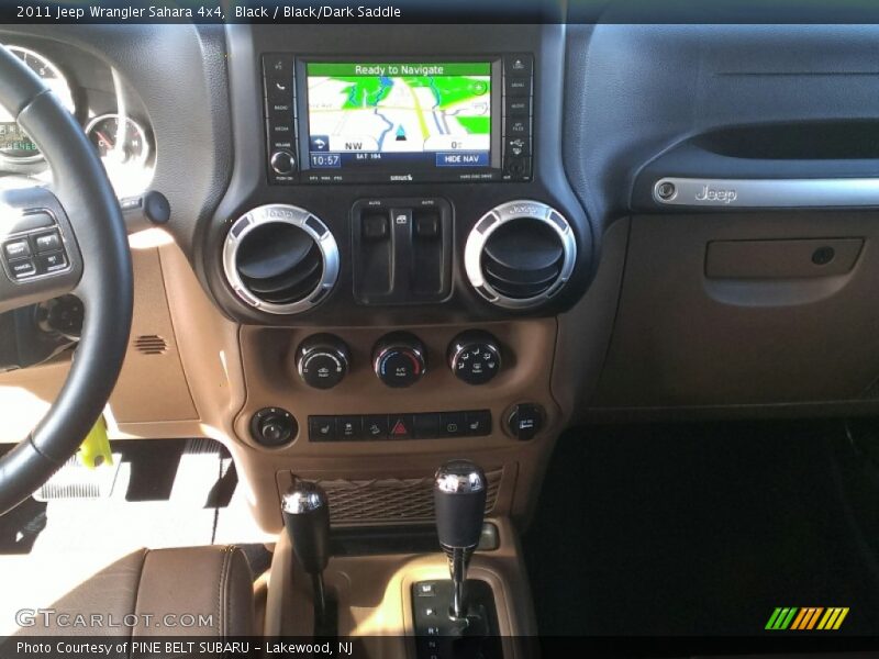 Black / Black/Dark Saddle 2011 Jeep Wrangler Sahara 4x4