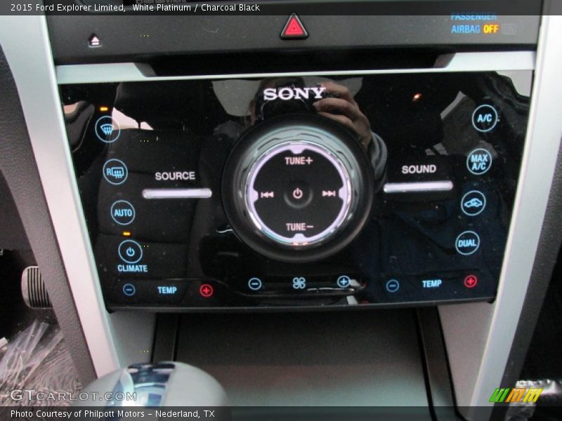 White Platinum / Charcoal Black 2015 Ford Explorer Limited