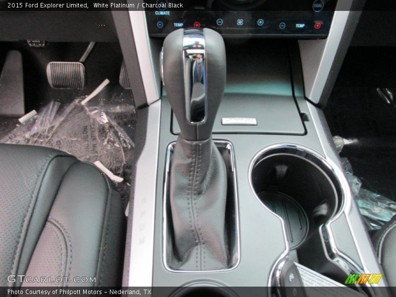 White Platinum / Charcoal Black 2015 Ford Explorer Limited