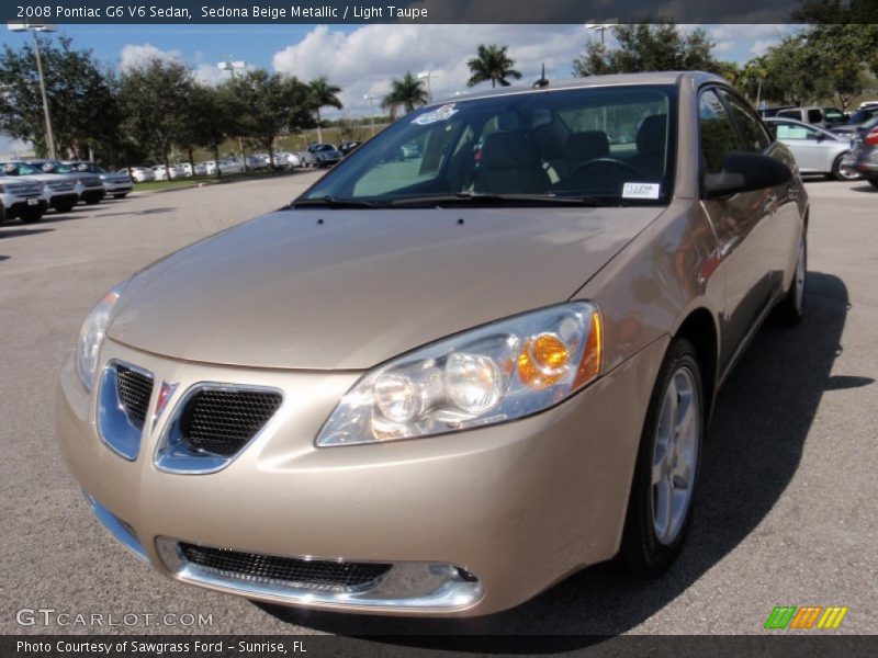 Sedona Beige Metallic / Light Taupe 2008 Pontiac G6 V6 Sedan