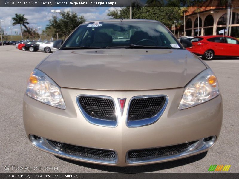 Sedona Beige Metallic / Light Taupe 2008 Pontiac G6 V6 Sedan