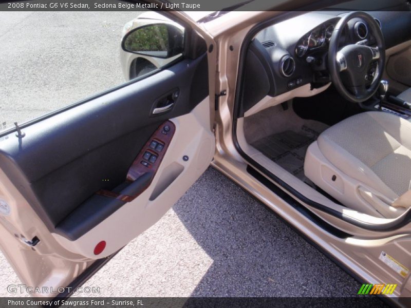 Sedona Beige Metallic / Light Taupe 2008 Pontiac G6 V6 Sedan