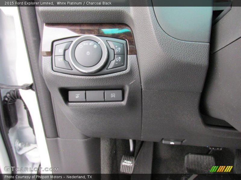 White Platinum / Charcoal Black 2015 Ford Explorer Limited