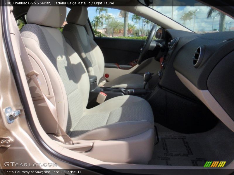 Sedona Beige Metallic / Light Taupe 2008 Pontiac G6 V6 Sedan