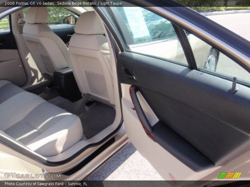 Sedona Beige Metallic / Light Taupe 2008 Pontiac G6 V6 Sedan