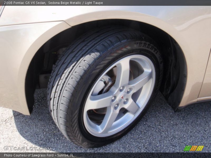 Sedona Beige Metallic / Light Taupe 2008 Pontiac G6 V6 Sedan