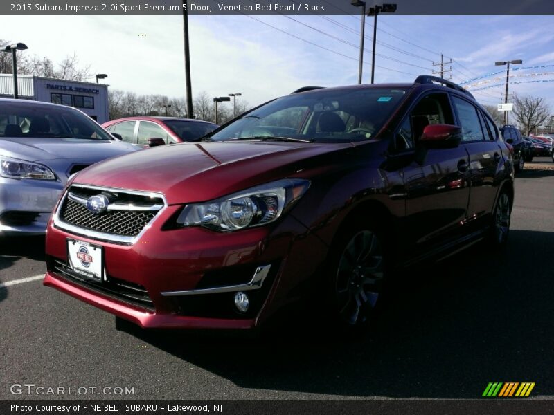 Venetian Red Pearl / Black 2015 Subaru Impreza 2.0i Sport Premium 5 Door