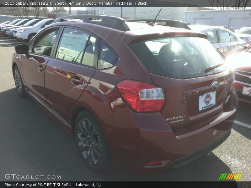 Venetian Red Pearl / Black 2015 Subaru Impreza 2.0i Sport Premium 5 Door