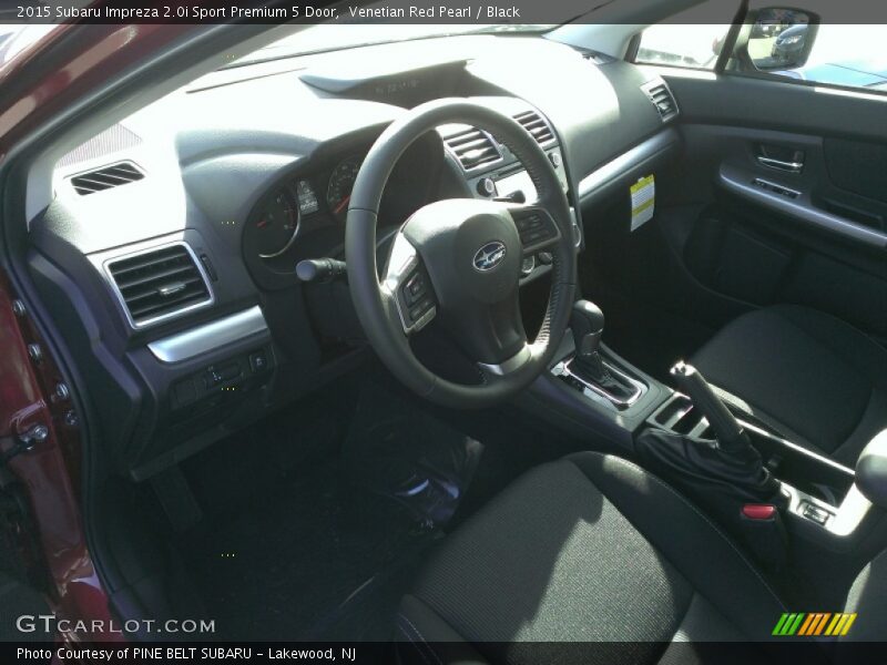 Black Interior - 2015 Impreza 2.0i Sport Premium 5 Door 