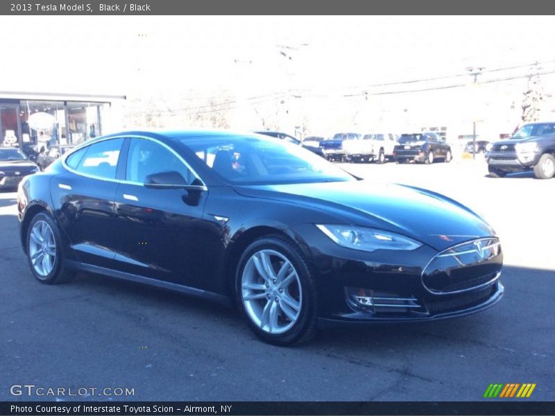 Black / Black 2013 Tesla Model S