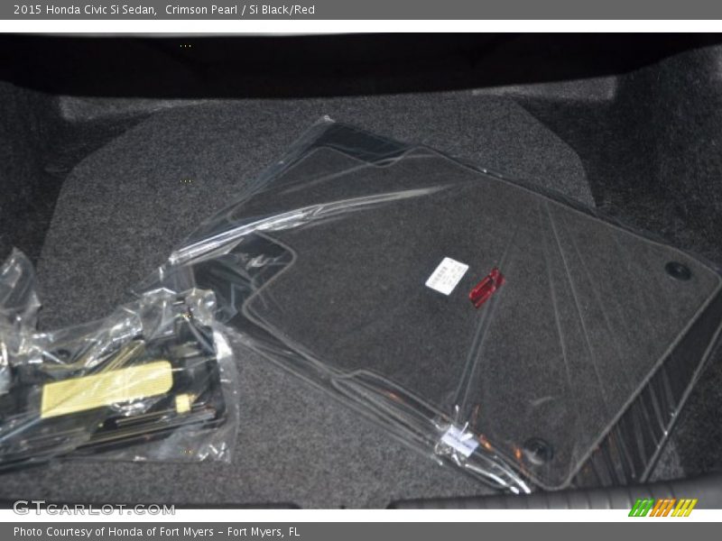 Crimson Pearl / Si Black/Red 2015 Honda Civic Si Sedan