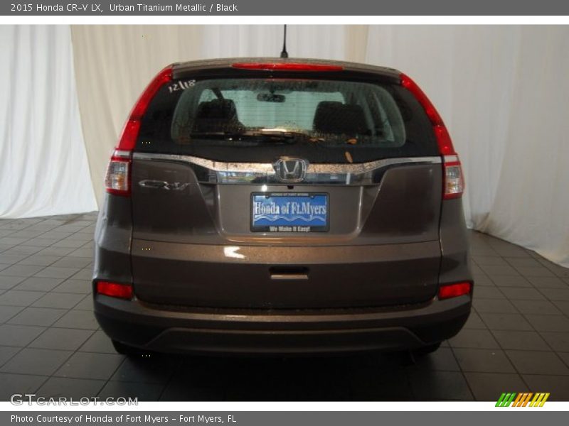 Urban Titanium Metallic / Black 2015 Honda CR-V LX