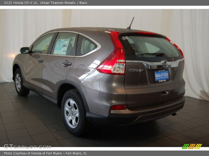 Urban Titanium Metallic / Black 2015 Honda CR-V LX