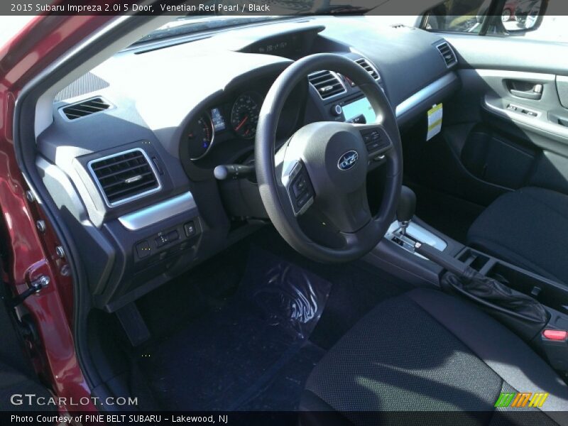 Venetian Red Pearl / Black 2015 Subaru Impreza 2.0i 5 Door